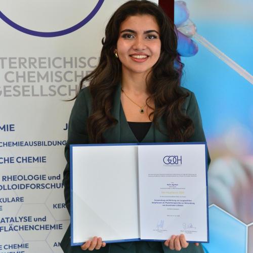 Helin bei der Preisverleihung in Wien am 12. Juni 2024