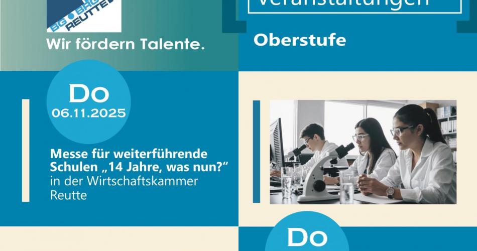 Veranstaltungen Gym V5 oberstufe VS MS 2025